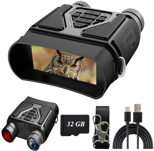 Night Vision Goggles Night Vision Binoculars for Total Darkness,Best Gifts for Men Him Dad Husband Boyfriend, Gear for Hunting and Camping