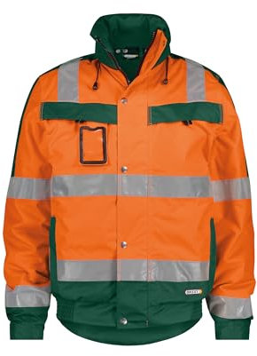 DASSY® Lima Warnschutz Winterjacke - Größe XL - NEONGELB/ZEMENTGRAU