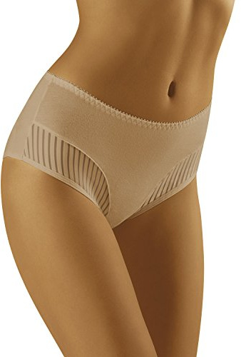 Wolbar Damen Slips Panties Höschen Hohe Taille Slips Hoher Taillenslip Bauchkontrolle Glatte Beschichtete Für Den Alltag Unterhosen Maxi-Slip WB129