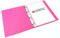 Alevar Raccoglitore a 4 Anelli in Polipropilene Laccato Fucsia, Diametro Anello 16 mm