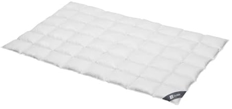 Spessarttraum Daunendecke 240x220 cm Ganzjahr, leichte Übergangsdecke | 100% Daunen | 940g Füllgewicht | Allergiker geeignet (Nomite) | Oeko-TEX | Made in Germany