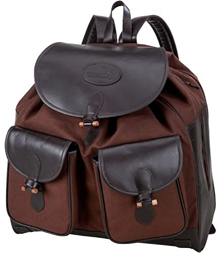 Parforce Rucksack Baumwolle/Leder Braun