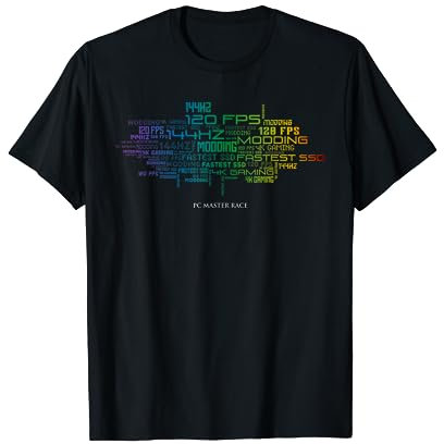 120FPS - 4K Gaming - Cluster - PC Master Race Fanboy T-Shirt
