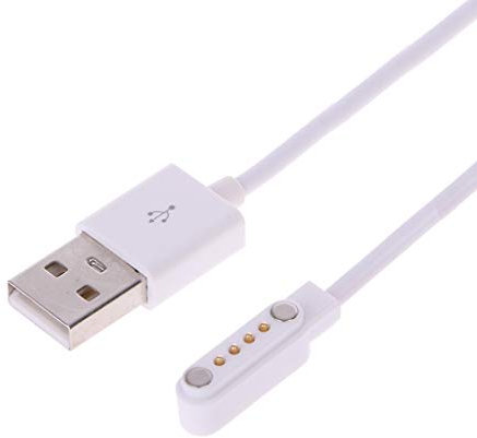 KERDEJAR Cargador KW88 KW18 GT88 G3 Smartwatch USB Cables de Carga magnética de 4 Pines