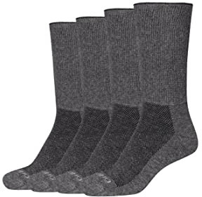 Camano Unisex Diabetikersocken 4er Pack 39/42 anthracite