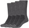 Camano Unisex Diabetikersocken 4er Pack 39/42 anthracite