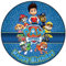 Essbare Tortenaufleger - Tortenaufleger Geburtstag - Tortendeko Paw Patrol - Geburtstagskuchen Deko aus Fondant - Rund 20 cm - Esspapier Tortendeko - Tortenaufleger Paw Patrol - Cake Decoration