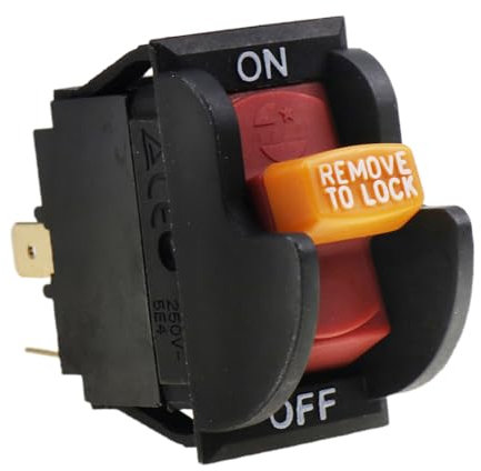 ZTUOAUMA On-Off Table Saw Toggle Switch SW7A 489105-00 for Delta 11-900 31-120 Drill Press 34-670 Ryobi 46023 760271017 JIABEN FD12/2G Craftsman OR90037 Hitachi Jet Grinder Sander Tile Saw