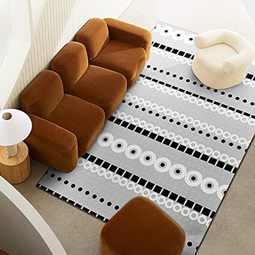 NW Alfombra grande, estilo vintage, alfombra de sala de estar, alfombra de felpa, alfombra para niños gateando, alfombra tradicional, decoración del hogar, 120 x 200 cm