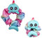 ScrunchMiez - Élastiques à cheveux en peluche à collectionner - 3 en 1 : élastique à cheveux, mini-peluche, objet décoratif à suspendre - modèle sélectionné au hasard