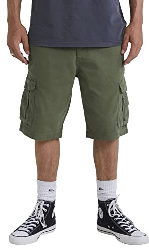 Quiksilver - Crucial BattleWalk Shorts para Hombre - Thyme - 32