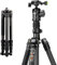 Fotopro 60 Carbon Fiber Tripod, Compact Lightweight Travel Tripod for DSLR Camera, Camera Tripod with Ballhead Quick Release Plate Carry Bag, with Detachable Monopod, Max Load 17.63lb