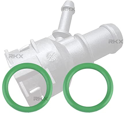 2X RKX Coolant Hose O Ring Compatible with VW Audi Coolant Flange Heater core Connection Coupler