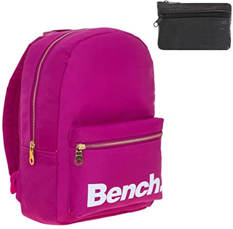 Bench Rucksack Damen small City Festival 64158 3100 Azalee Magenta + e | Handtasche Damenrucksack Mädchen Reise Citybag Festivalrucksack Outdoor Städtereisen Pink Lila