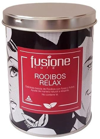 Infusión de Té Rooibos - Relax sin teína - Bote de 40 bolsitas pirámide