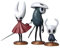 Jilijia 3 Stück hohle Actionfigur, Spiel, hohle Anime-Statue, PVC, Cartoon-Figur, Modell, Spielzeug, Schreibtisch-Ornamente, Sammlerstücke, Geschenke für Fans