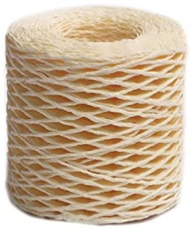 Sattie Raffia Straw Yarn, Colorful Cotton Pulp Yarn, 150 Meters, 4mm, DIY Craft, Sun Hat, Gift, Family, Kids, Adults