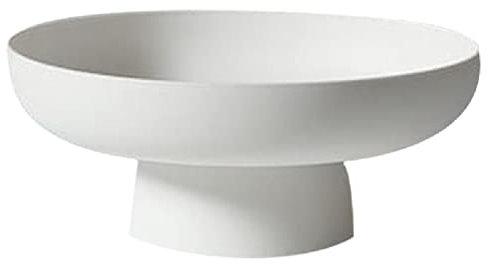 KLOVA Piatto di frutta rotondo con scarico cesto di frutta in stile moderno contenitore per bancone da cucina tavolo centrotavola piatto di frutta ciotola centrotavola