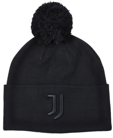 Juventus Unisex 133122 Juve Winter-Hut, Schwarz, One Size