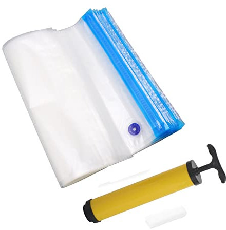 3D-Drucker-Filament-Aufbewahrungsbeutel, 20 Stück, Vakuumversiegelte Packung, Aufbewahrungsverpackungsbeutel, Vakuum-Kompressions-Aufbewahrungsbeutel Für Filament, Feuchtigkeitsbeständig, Mit Handpump