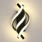 Comely LED Wandleuchte Innen Modern, 22W 2500LM Schwarz Wandlampe LED, Wandleuchte LED Innen für Wohnzimmer, Schlafzimmer, Diele, Esszimmer, 4500K Neutrales Licht