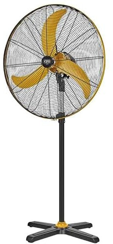 Generico CFG EV066 Ventilatore a piantana in metallo. Diametro 76 cm timer 9 ore oscillante 130 Watt SILENTE NEW - NERO -