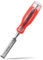 HAUTMEC 19mm Wood Chisel High Impact Drop-Forged CR-V Steel Bevel Edge Chisels with Strike Cap & Non-Slip Ergonomic Handle for Carpentry & Joinery Work, HT0361