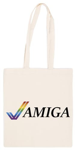 Jinbetee Amiga Illustrated Beige Totebag Einkaufstasche Wiederverwendbar