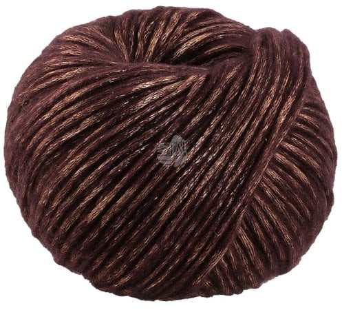 LANA GROSSA Lucida | Metallisch glänzende Netzgarnstruktur aus Viskose gefüllt mit Merinofasern | Aus 58% Schurwolle (Merino) & 42% Viskose | 50g Wolle zum Stricken & Häkeln | 100m Garn FB9