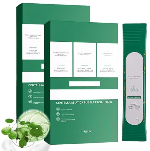 Aacnre Centella Asiatia Face Mask, Foam Mask with Centella Asiatia, Bladder Mask with Centella Asia, Eliminates Coverage and Control