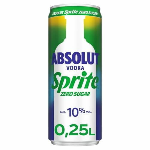 Absolut Vodka Sprite Zero Sugar Dose (EINWEG) (0.25 l)