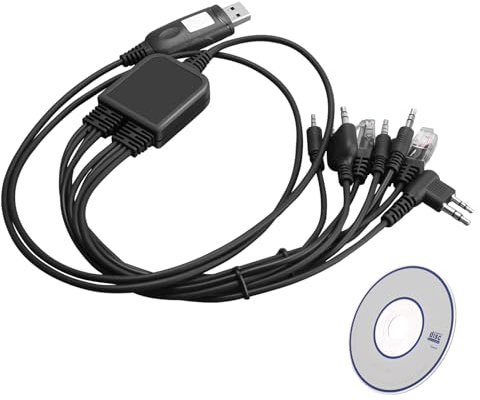 Swiixxer USB-Programmierkabel Fuer Fuer icom Handy-Walkie-Talkie Autoradio CD Software