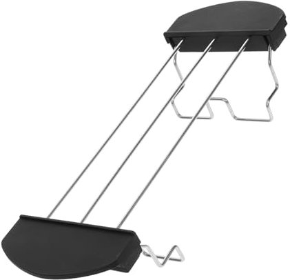 Ciieeo 1stk Toastgrill Geschirrkörbe Mit Abtropffläche Kochgeschirr Tragbarer Räuchergrill Kocher Grillpfannengestell Weißer Toaster Pizzaofen Zu Hause Grillzubehör Toasten Black Plastik