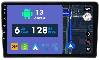 RoverOne Car Radio GPS for Opel Vauxhall Zafira B 2005 2006 2007 2008 2009-2014 Carplay Android Auto Stereo Head Unit Bluetooth Sat Navigation