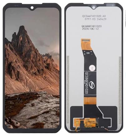 Schermo di ricambio per Doogee S110 per display LCD Doogee S110 per Doogee V30/S100/S100 Pro Digitizer Touch Screen Assembly Kit di riparazione (nero, senza cornice)