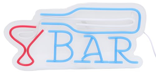 Marhynchus Barschild, Leuchtende Wanddekoration aus Acryl mit Dimmbarer LED, für Geschäfte, Clubs, Hotels und Restaurants