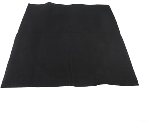Micpointik Aktivkohlefiltermatte 100x100 cm für Dunstabzugshaube, Zuschneidbar 5 mm oder 10 mm Dick, Geruchsneutralisierend Fettfilter Schaumstoff für Küche und Luftreiniger(1M x 1M x 10mm)