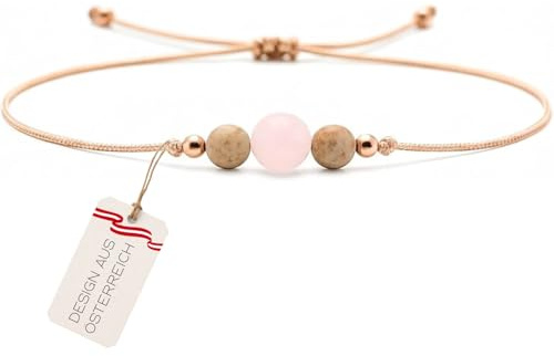 Edelheim Edelsteinarmband Damen I Zartes, zeitloses Naturstein Armband im minimalistischen, hangefertigtem Stil by Kara Designs
