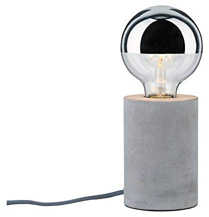 Paulmann 79621 Neordic Mik Tischleuchte rund max.1x20W E27 Grau 230V Beton