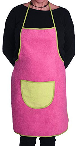 ALGODONEA. Pack de 3 Delantal de rizo. surtidos.