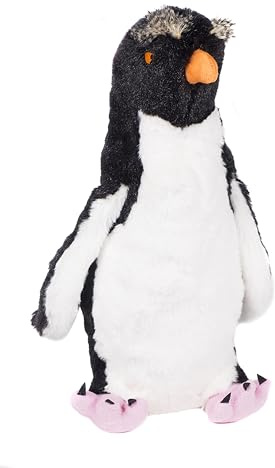 Animal Instincts Snow Mates Reggie Rock Hopper Large | Premium Soft Fabric, Includes Squeak, Ideal for Fetching & Snuggling, Size 14 x 12 x 33 cm