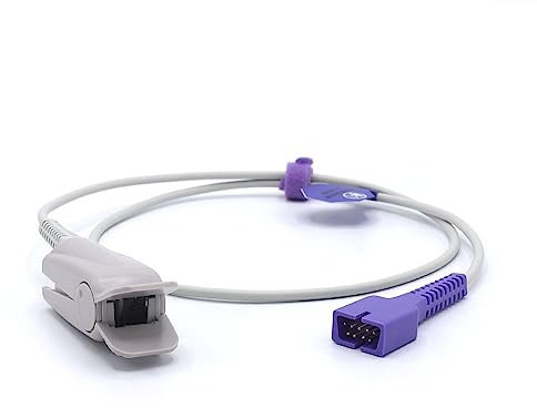 Kompatibel NE DS100A Spo2 Sensor Erwachsene Fingerclip 3,2 ft 9 Pins Connector FDA/CE Genehmigt