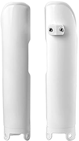 POLISPORT 8399000005 Fork Protector Set Made of Impact Resistant Polypropylene without Hardware Compatible with Sherco Motorcycles in White