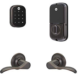 Yale Security B-YRD256-ZW-NW-0BP Yale Assure Lock SL avec Z-Wave avec levier Norwood – Fonctionne avec Ring Alarm, Smartthings et Wink Smart Touchscreen avec correspondance, bronze huilé