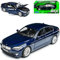 Welly B*M*W 5er 5 Er F10 535i 5353 i Blau Limousine Ab 2010 1/24 Modell Auto mit individiuellem Wunschkennzeichen