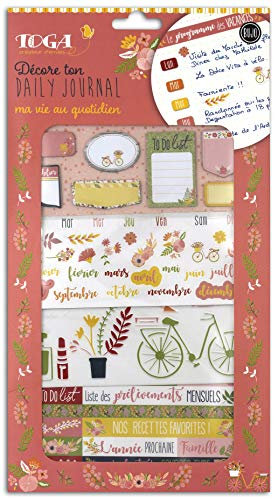 DRAEGER PARIS 1886 KR86 Fleuri Bullet Journal Dekorationsset – Blumen, Papier, goldfarben, one size