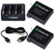 Smatree Replacement Battery (2-Pack), 3-Channel Charger with USB Cord for GoPro Hero 4 Camera Camcorder