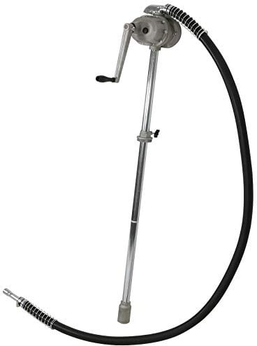 Yato® Kurbel- Fasspumpe 100 l/min Aluminium G2 Fassverschraubung Handkurbel Fass-Pumpe Kurbel-Pumpe für Öl Benzin Diesel