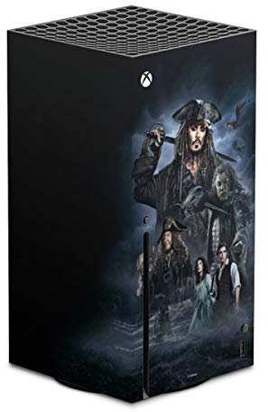 DeinDesign Skin kompatibel mit Microsoft Xbox Series X Folie Sticker Fluch der Karibik Crew Offizielles Lizenzprodukt