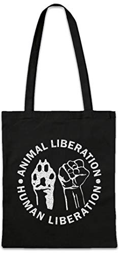 Urban Backwoods Animal Liberation Hipster Bag Beutel Stofftasche Einkaufstasche